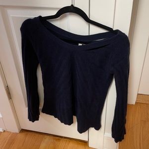 roi side slit cashmere sweater